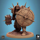 Brutal Orc Tabletop Miniatures by Qumi, 3D printed resin tabletop miniature for RPGs, wargaming and painting