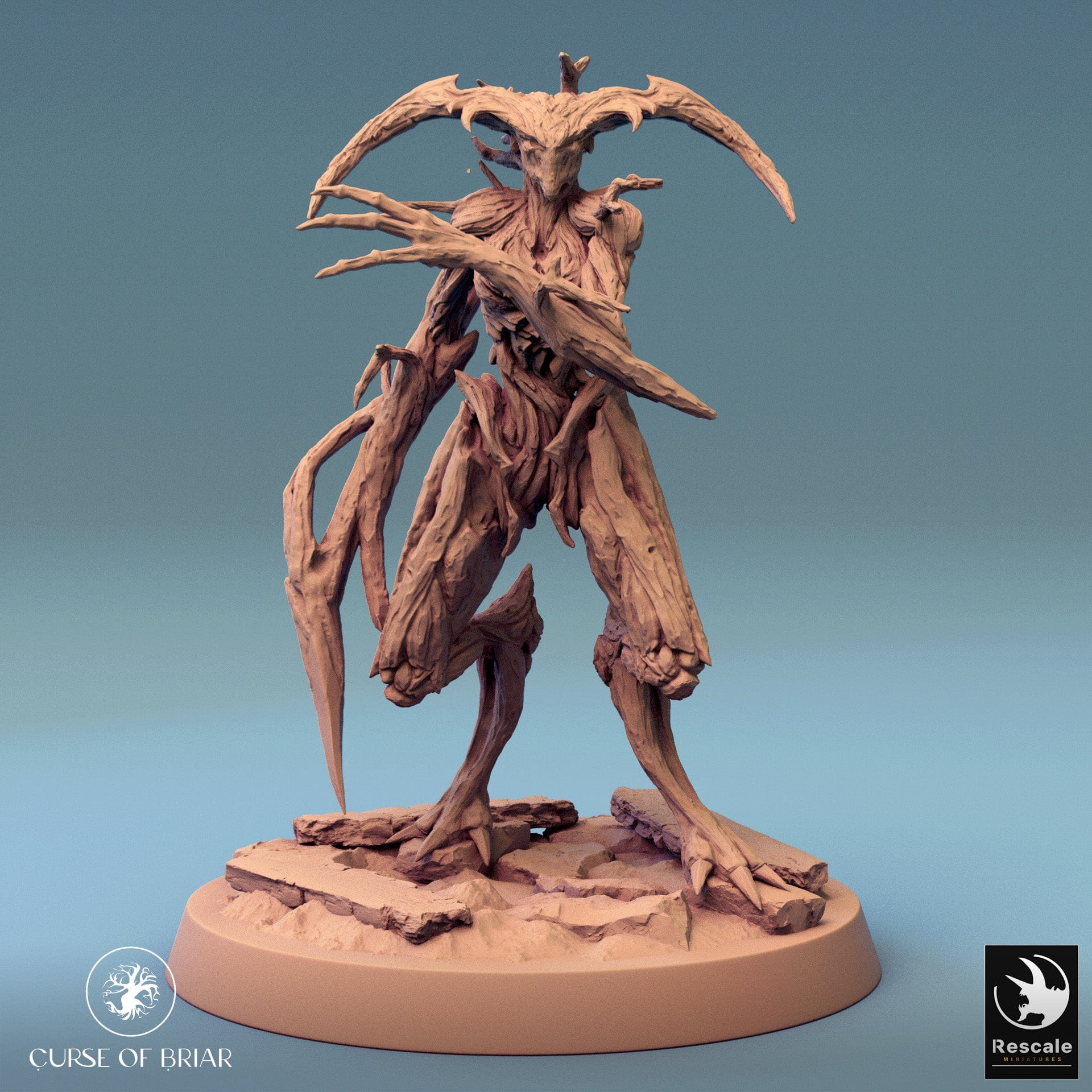 Tabletop RPG Miniature Woodfey - 32mm Qumi - Rescale Miniatures V14 Ready Quality Miniatures - Qumi Wargaming Mini Model Figure