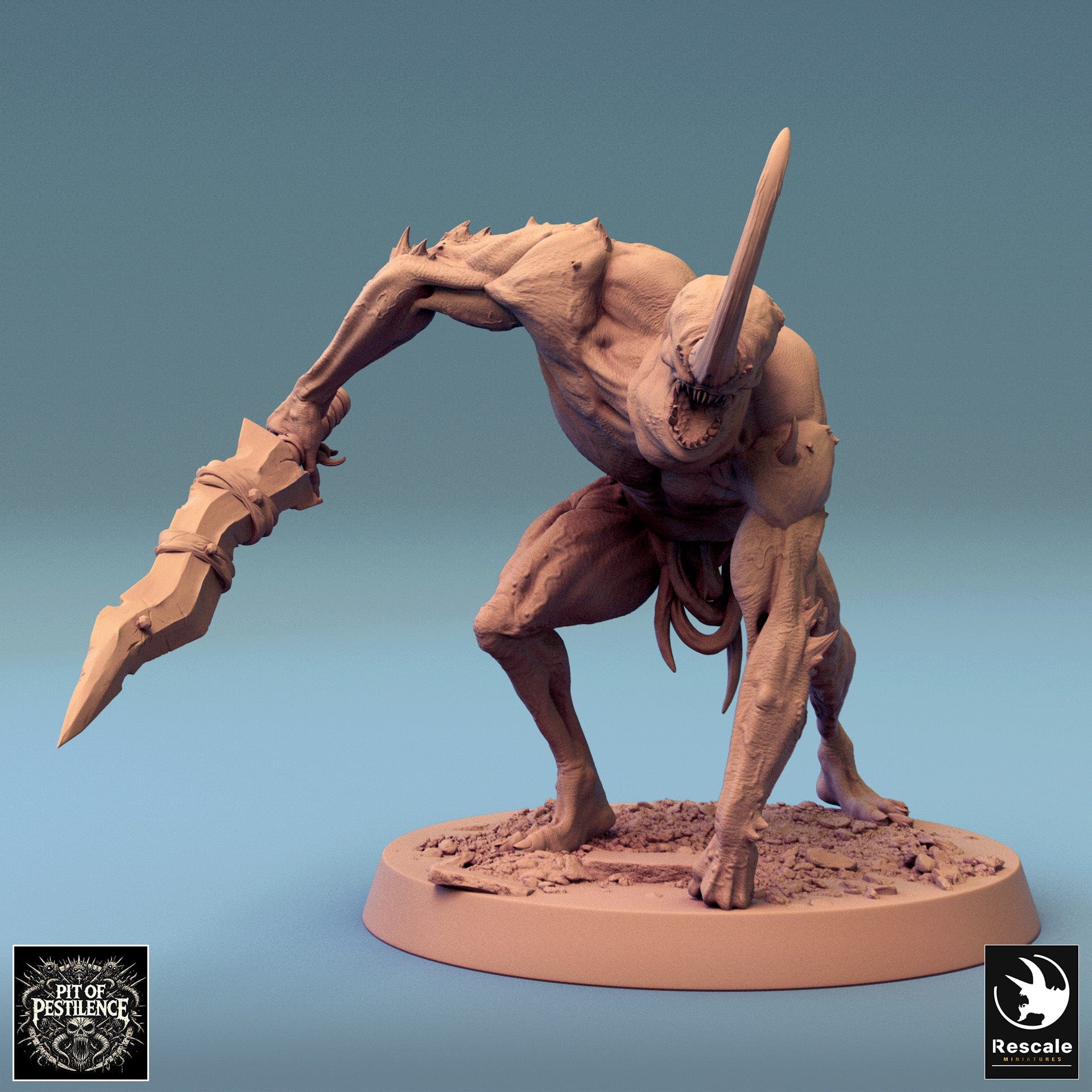 Tabletop RPG Miniature Putrid Servants - 32mm Qumi - Rescale Miniatures V15 reload sword Quality Miniatures - Qumi Wargaming Mini Model Figure