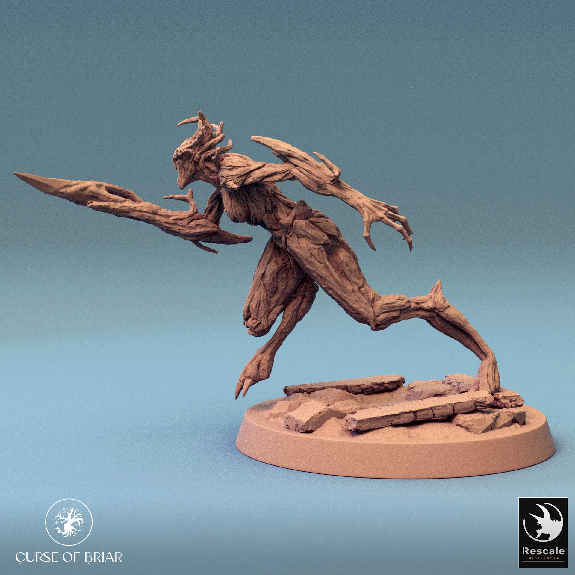 Tabletop RPG Miniature Woodfey - 32mm Qumi - Rescale Miniatures V15 Run Quality Miniatures - Qumi Wargaming Mini Model Figure