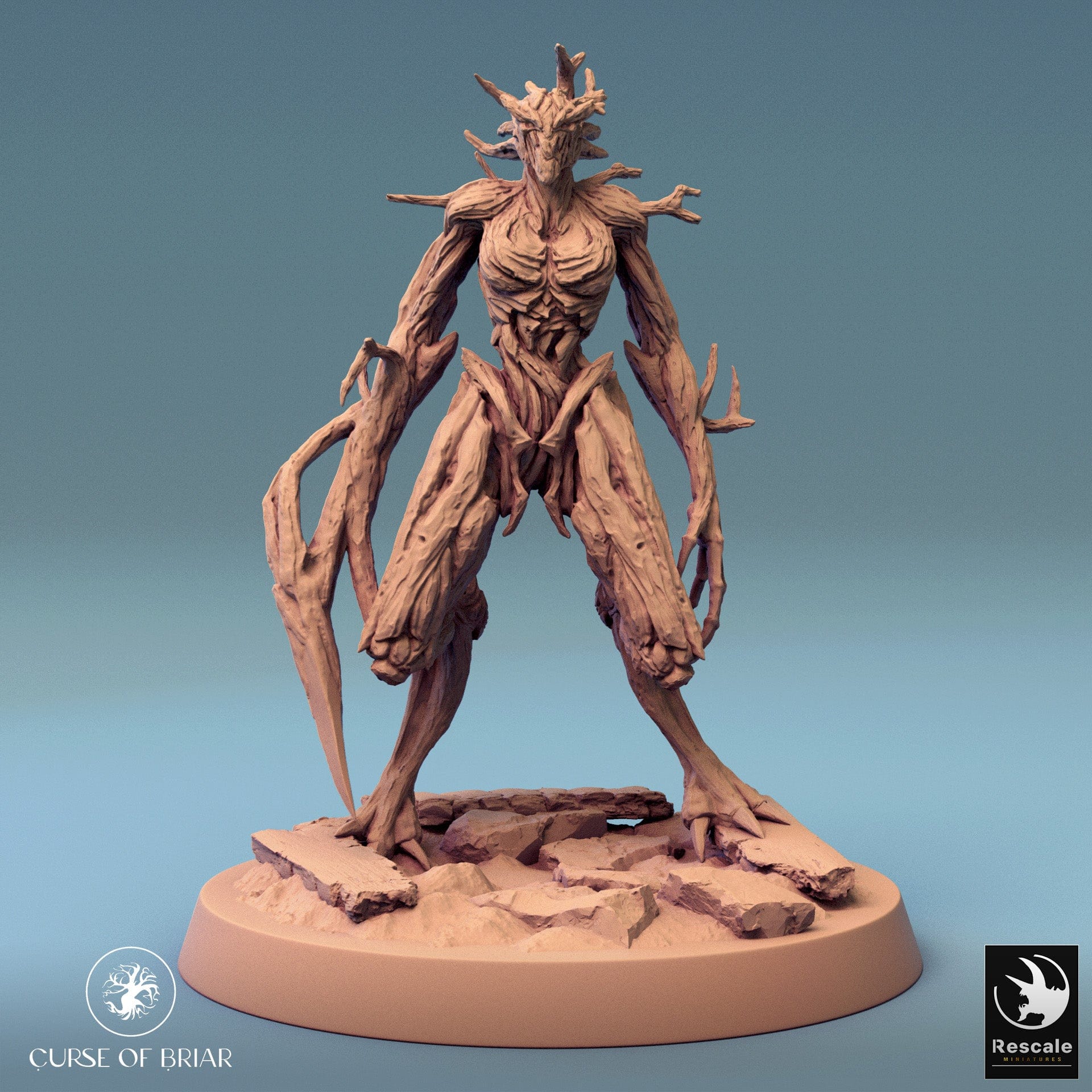 Tabletop RPG Miniature Woodfey - 32mm Qumi - Rescale Miniatures V17 Stand Quality Miniatures - Qumi Wargaming Mini Model Figure