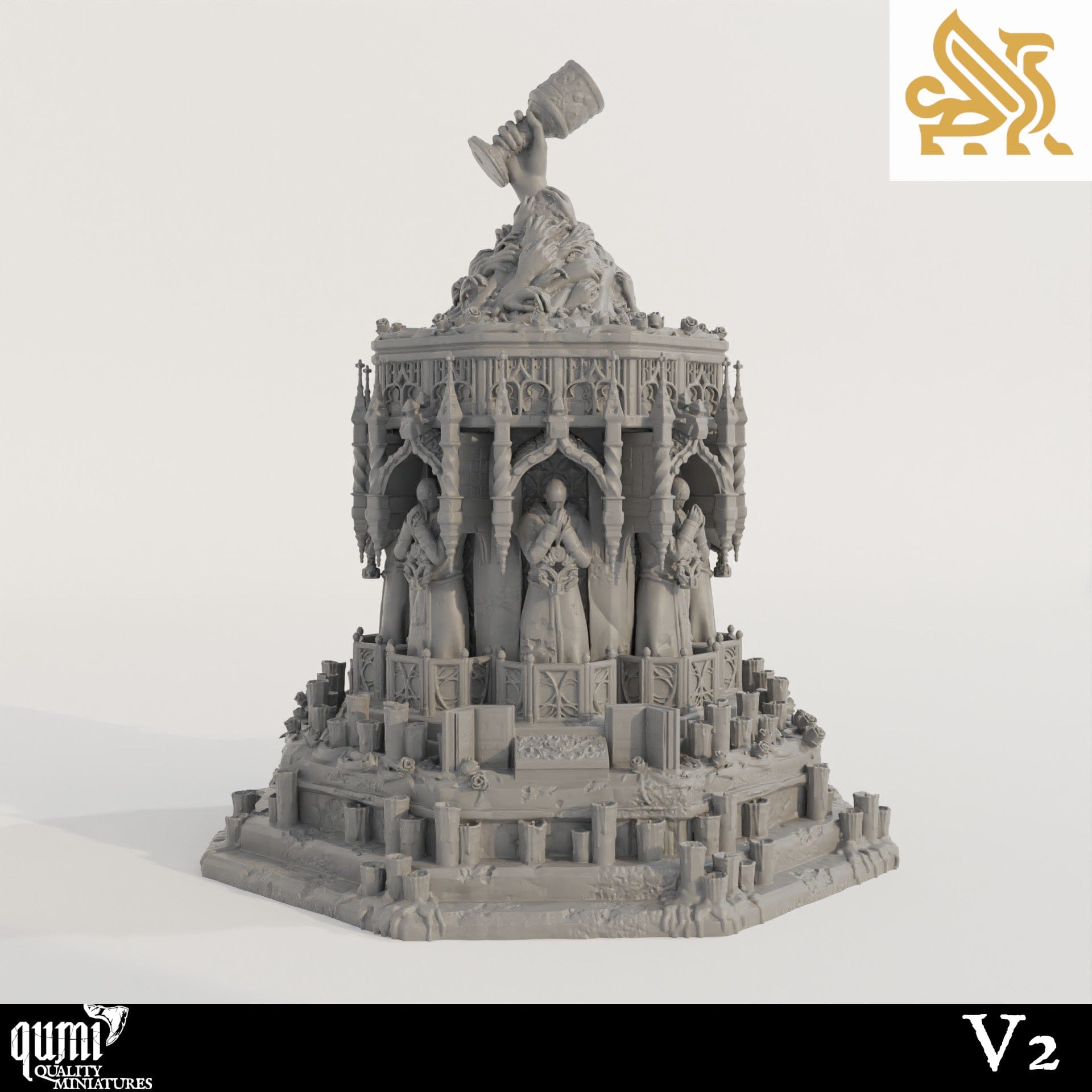 Corrupted Chalice - 32mm Tabletop RPG Mini - Qumi - DM Stash V2 Quality Miniatures - Qumi Wargaming Mini Model Figure