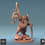 Side view of an Executioner miniature variant holding a ranged weapon