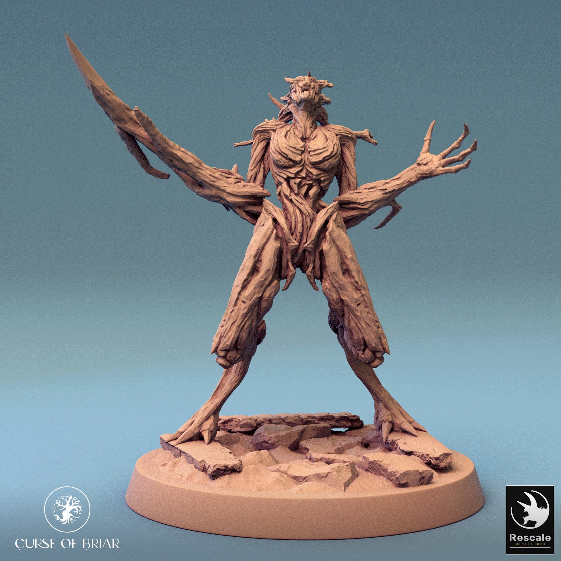 Tabletop RPG Miniature Woodfey - 32mm Qumi - Rescale Miniatures V2 Cry Quality Miniatures - Qumi Wargaming Mini Model Figure