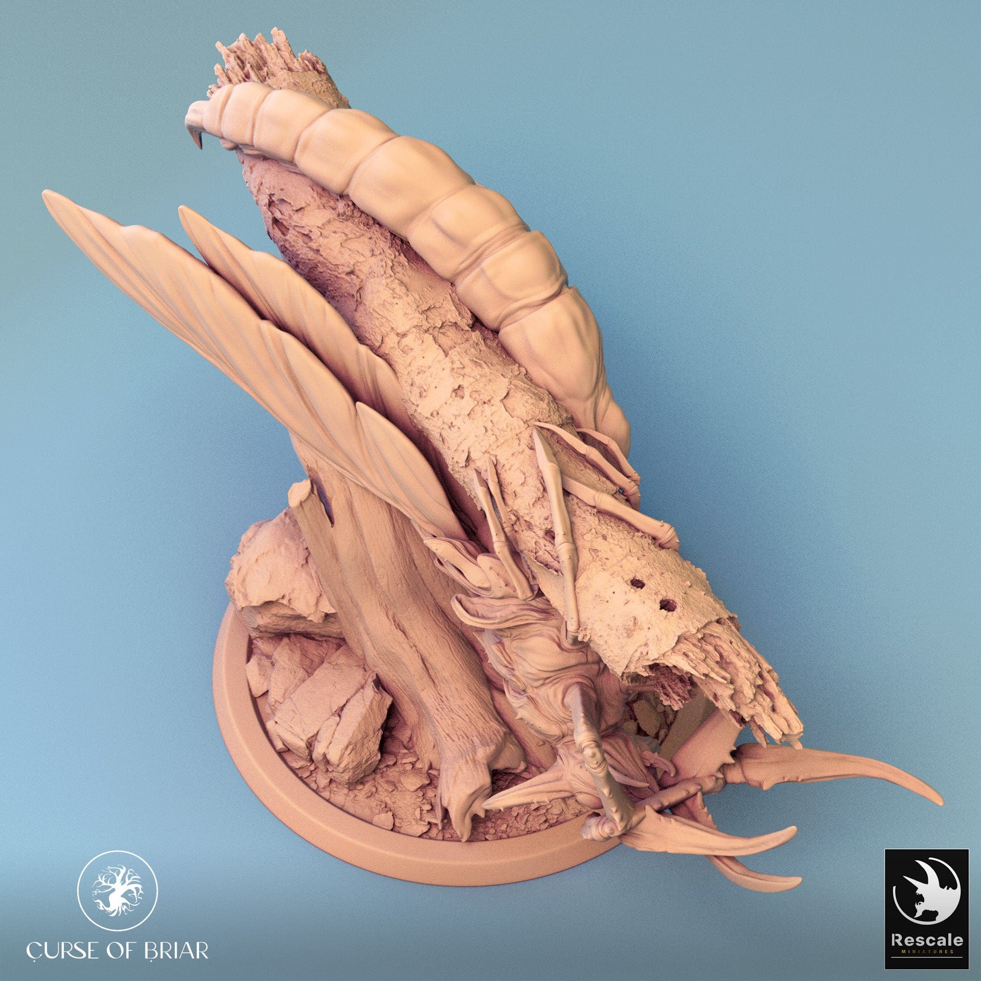 Tabletop RPG Miniature Skycutter - 32mm Qumi - Rescale Miniatures V2 Eat / Wild Quality Miniatures - Qumi Wargaming Mini Model Figure