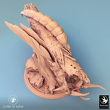 Front-facing angle of the Skycutter miniature highlighting the detailed head and horn features.