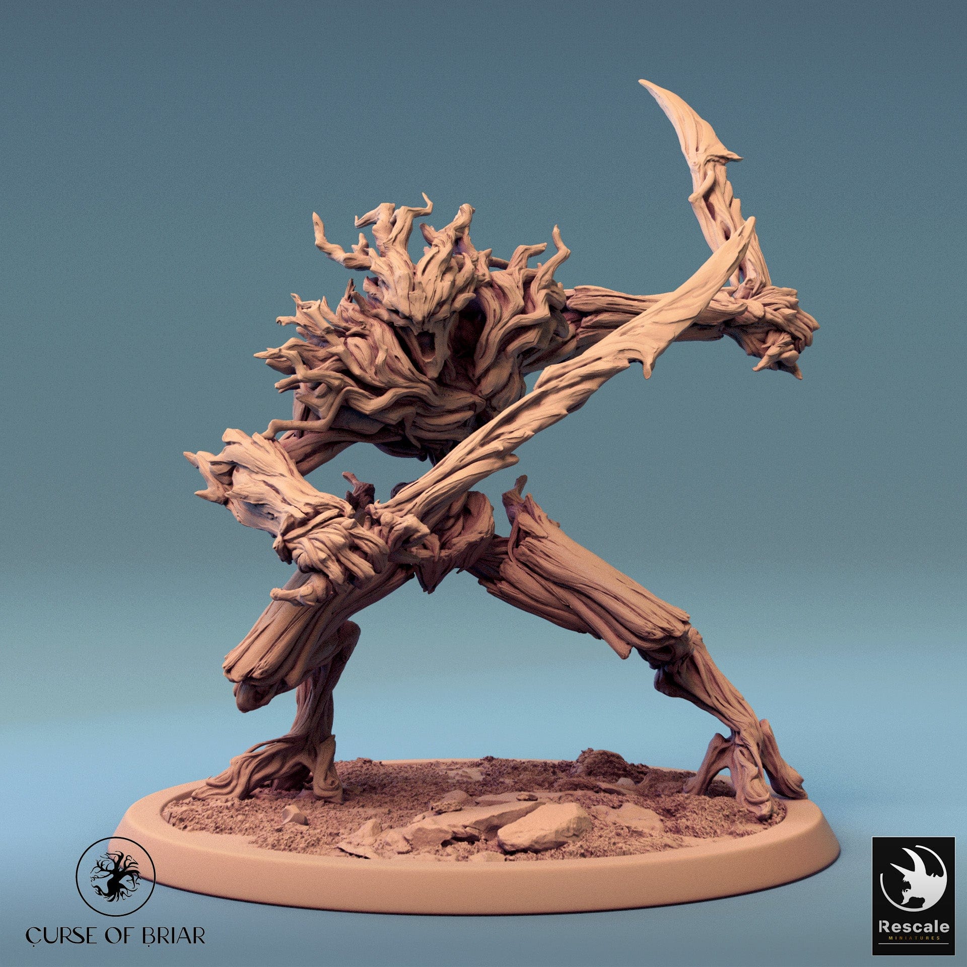 Tabletop RPG Miniature Branchblades - 32mm Qumi - Rescale Miniatures V2 Guard / Treefolk Quality Miniatures - Qumi Wargaming Mini Model Figure