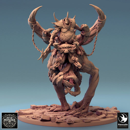 Tabletop RPG Miniature Vorathe - 32mm Qumi - Rescale Miniatures V2 run / mounted Quality Miniatures - Qumi Wargaming Mini Model Figure