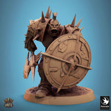 Infantry Orc Tabletop Miniatures by Qumi, 3D printed resin tabletop miniature for RPGs, wargaming and painting
