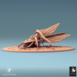 Top-down perspective of the Fyrionis creature showing the full span of its wings.