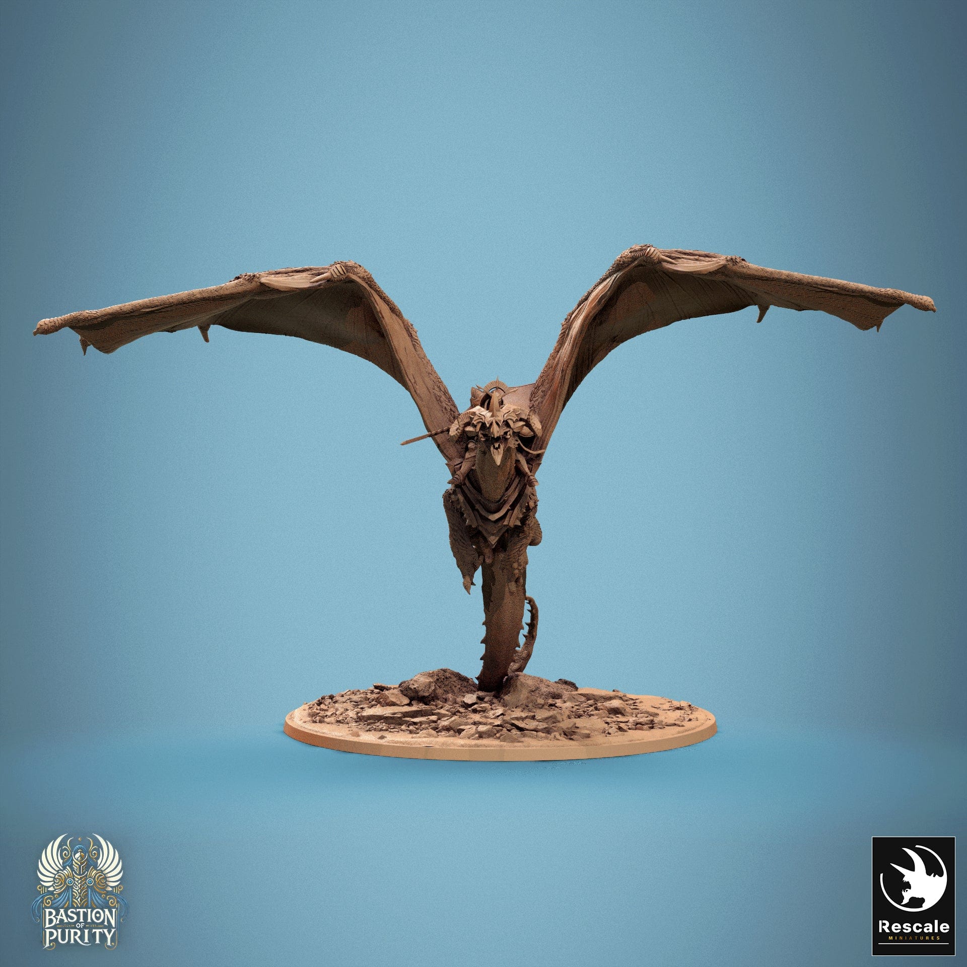 Tabletop RPG Miniature Dragon Astralyon - 32mm Qumi - Rescale Miniatures V3 Fly / mounted Quality Miniatures - Qumi Wargaming Mini Model Figure