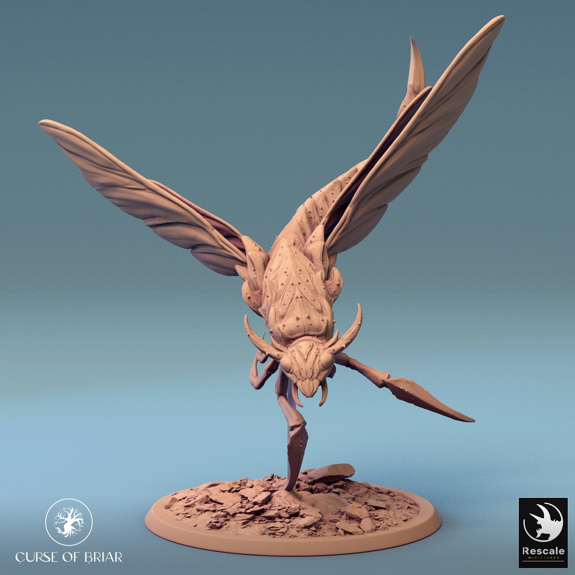 Tabletop RPG Miniature Skycutter - 32mm Qumi - Rescale Miniatures V3 Fly / Wild Quality Miniatures - Qumi Wargaming Mini Model Figure