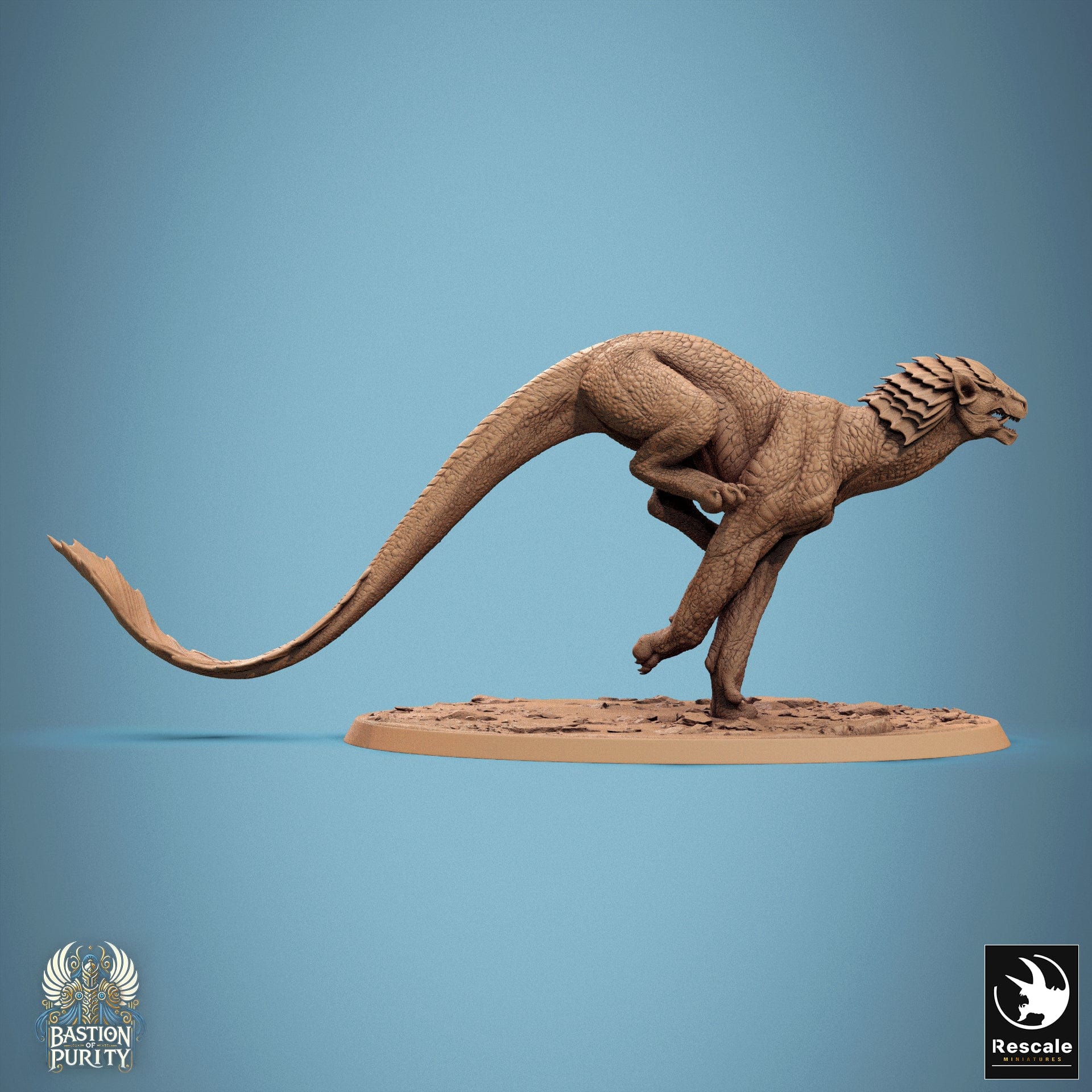 Tabletop RPG Miniature Solaris Panthera - 32mm Qumi - Rescale Miniatures V3 Gallop / wild Quality Miniatures - Qumi Wargaming Mini Model Figure