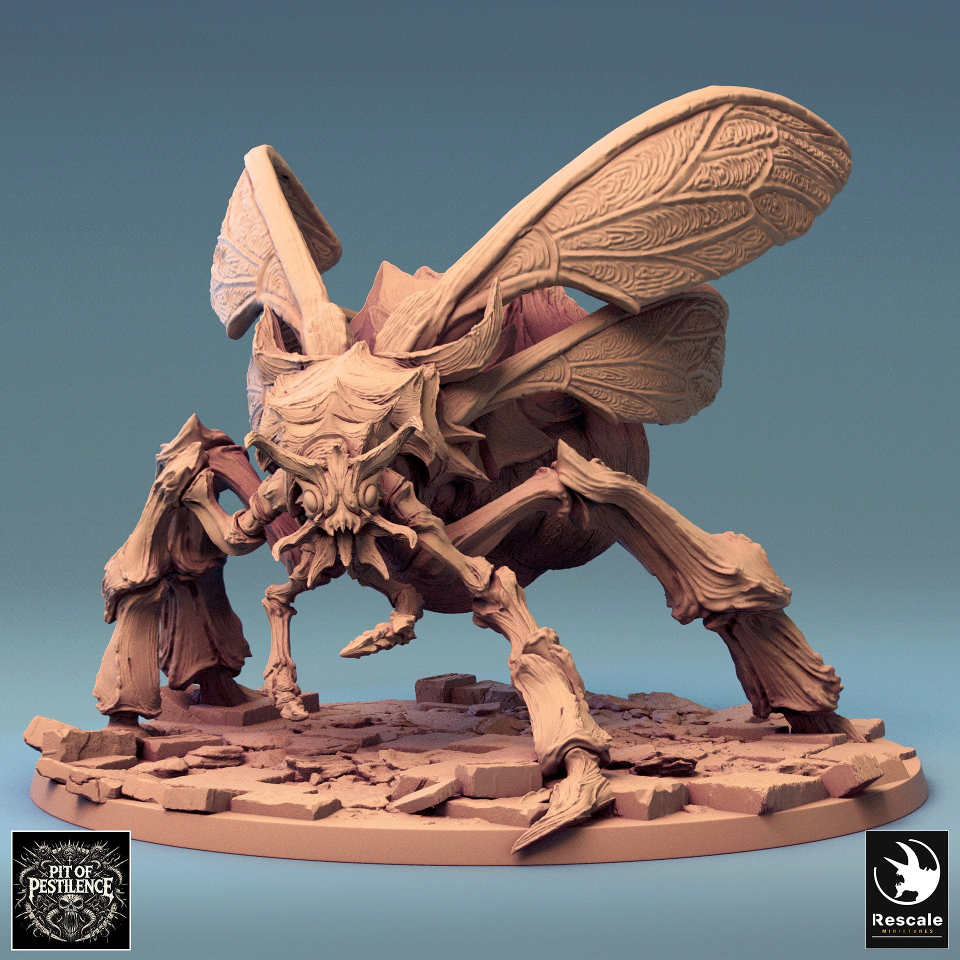 Tabletop RPG Miniature Kharax - 32mm Qumi - Rescale Miniatures V3 guard / wild Quality Miniatures - Qumi Wargaming Mini Model Figure