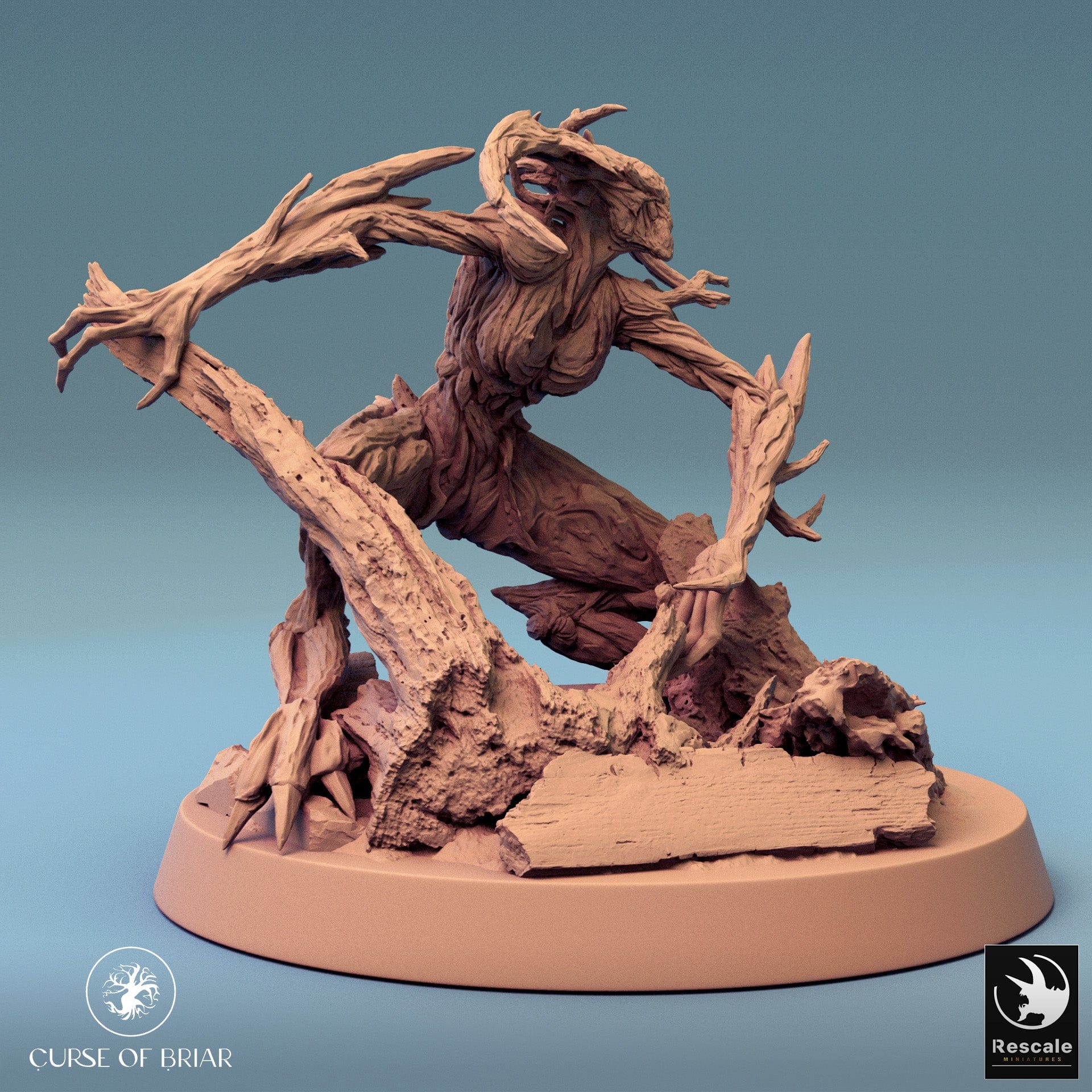 Tabletop RPG Miniature Woodfey - 32mm Qumi - Rescale Miniatures V4 Guard Quality Miniatures - Qumi Wargaming Mini Model Figure