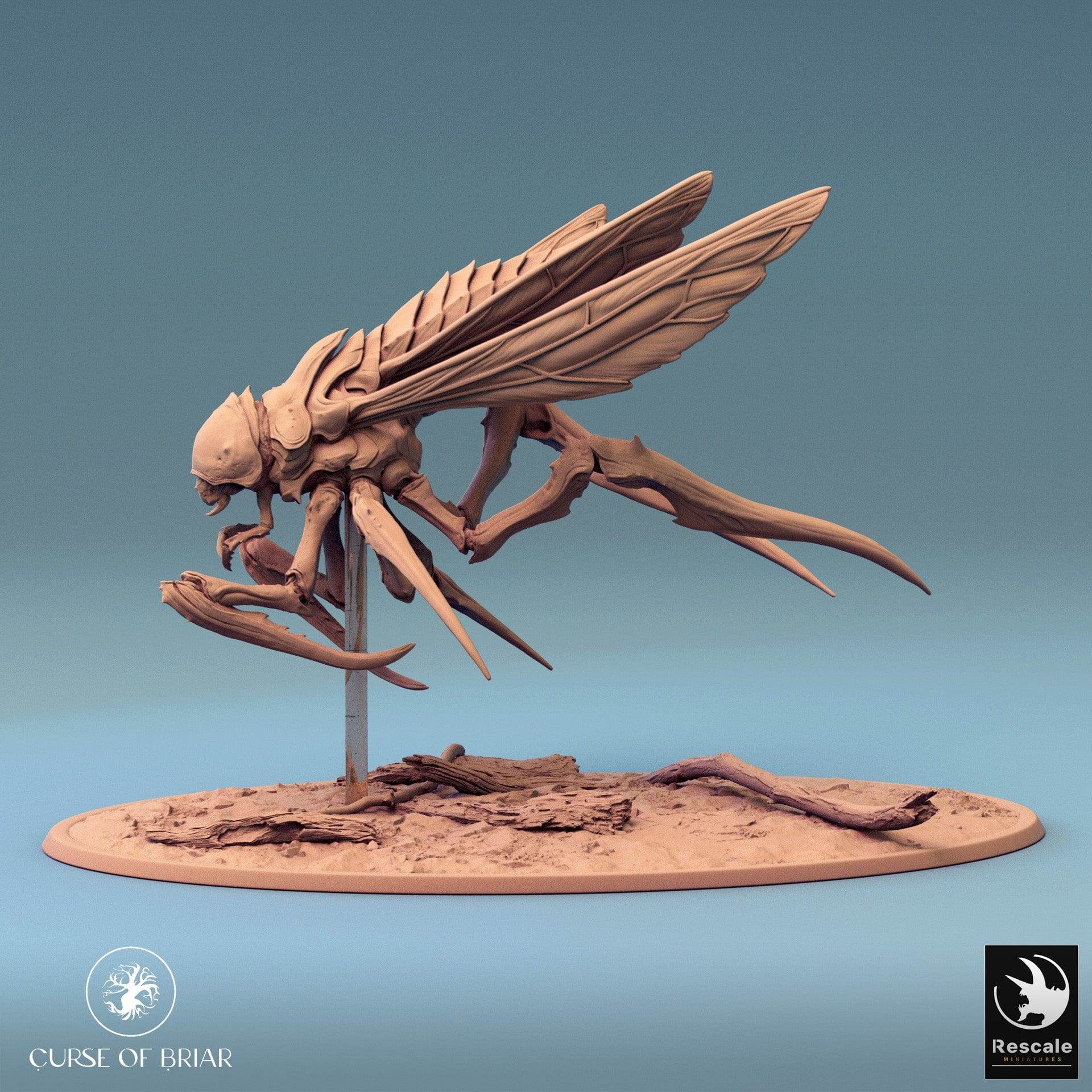 Tabletop RPG Miniature Fyrionis - 32mm Qumi - Rescale Miniatures V5 Fly / Wild Quality Miniatures - Qumi Wargaming Mini Model Figure