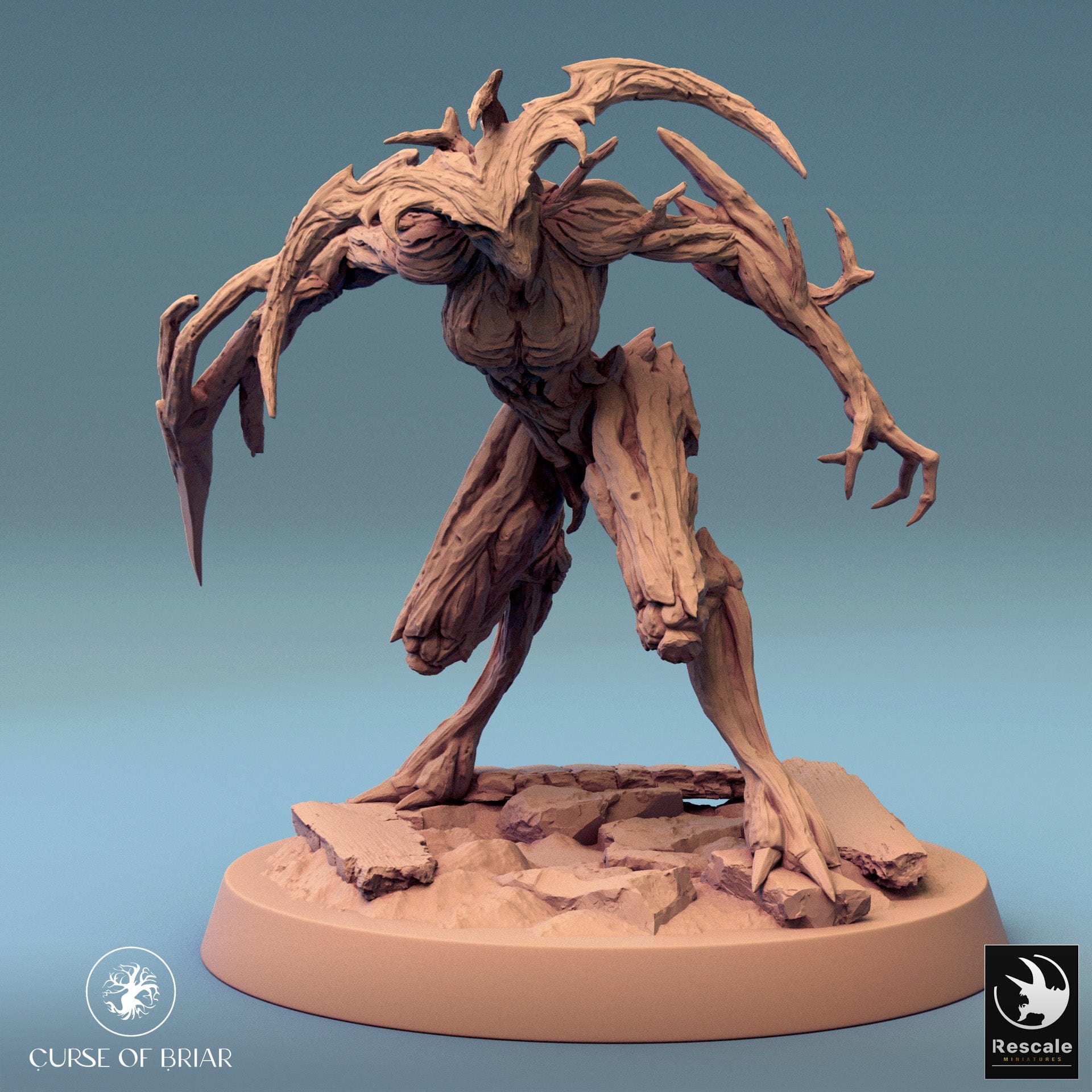 Tabletop RPG Miniature Woodfey - 32mm Qumi - Rescale Miniatures V7 Look Quality Miniatures - Qumi Wargaming Mini Model Figure