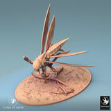 Creature Tabletop Miniature - Fyrionis by Qumi, 3D printed resin tabletop miniature for RPGs, wargaming and painting