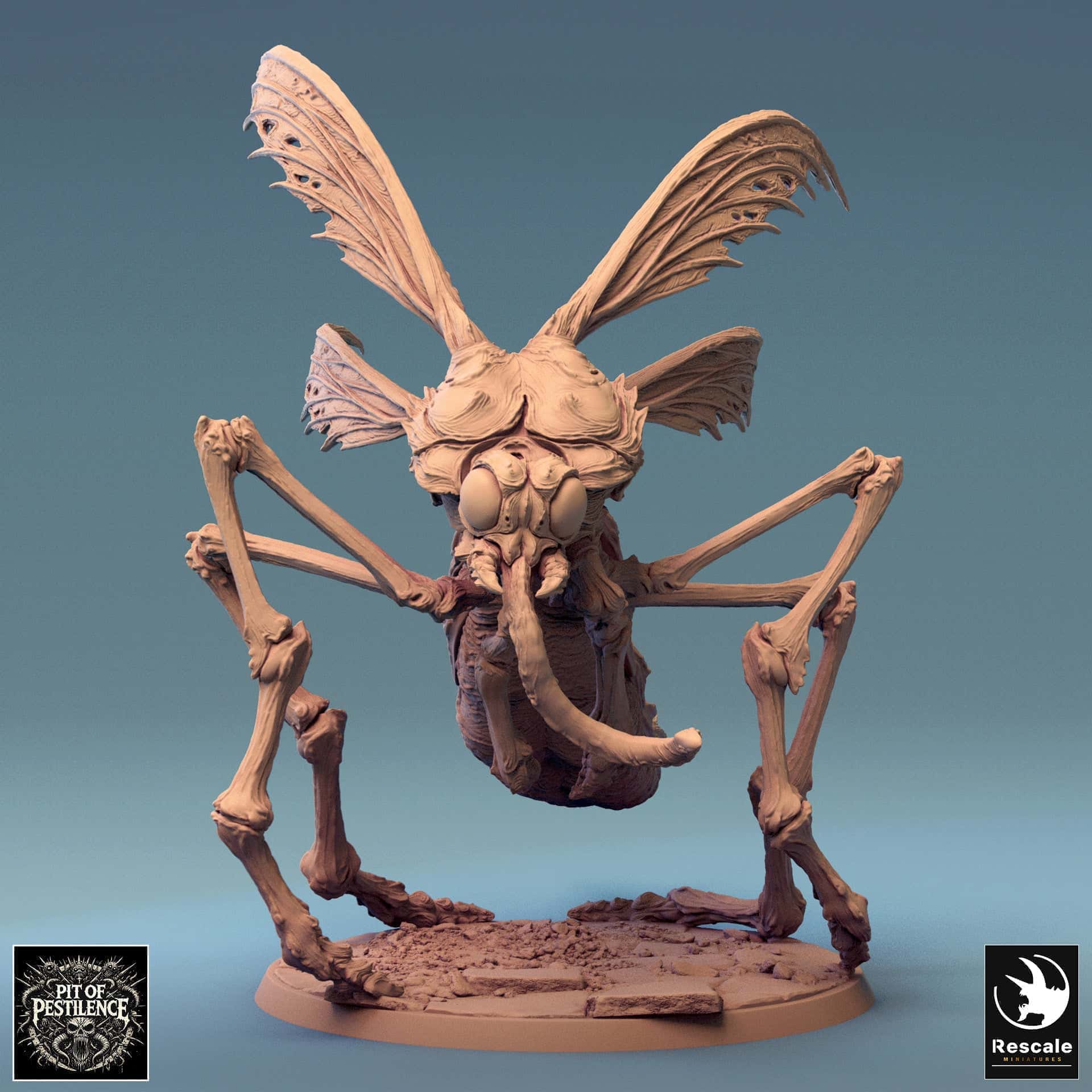 Tabletop RPG Miniature Dravon - 32mm Qumi - Rescale Miniatures V7 way / wild Quality Miniatures - Qumi Wargaming Mini Model Figure