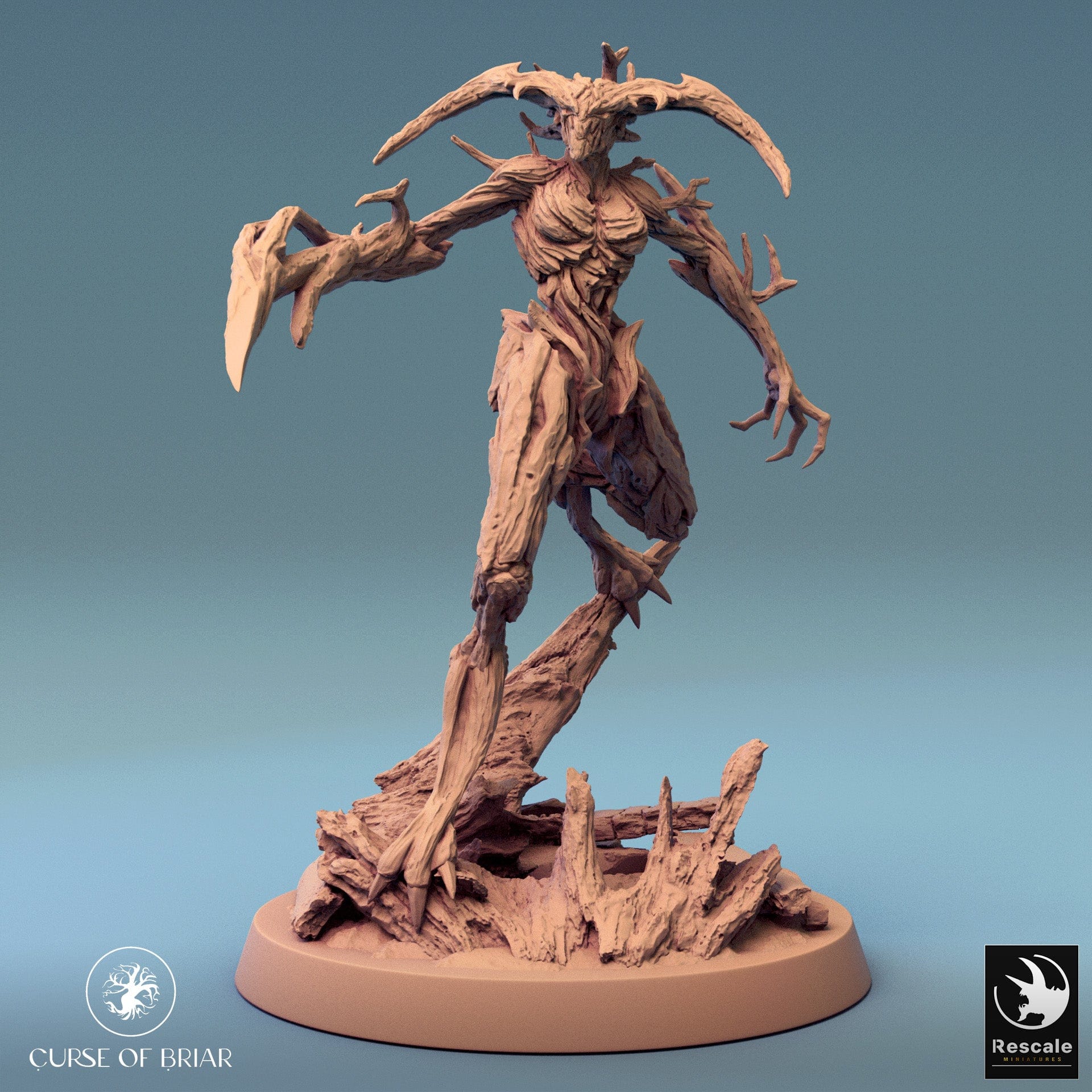 Tabletop RPG Miniature Woodfey - 32mm Qumi - Rescale Miniatures V8 Observe Quality Miniatures - Qumi Wargaming Mini Model Figure