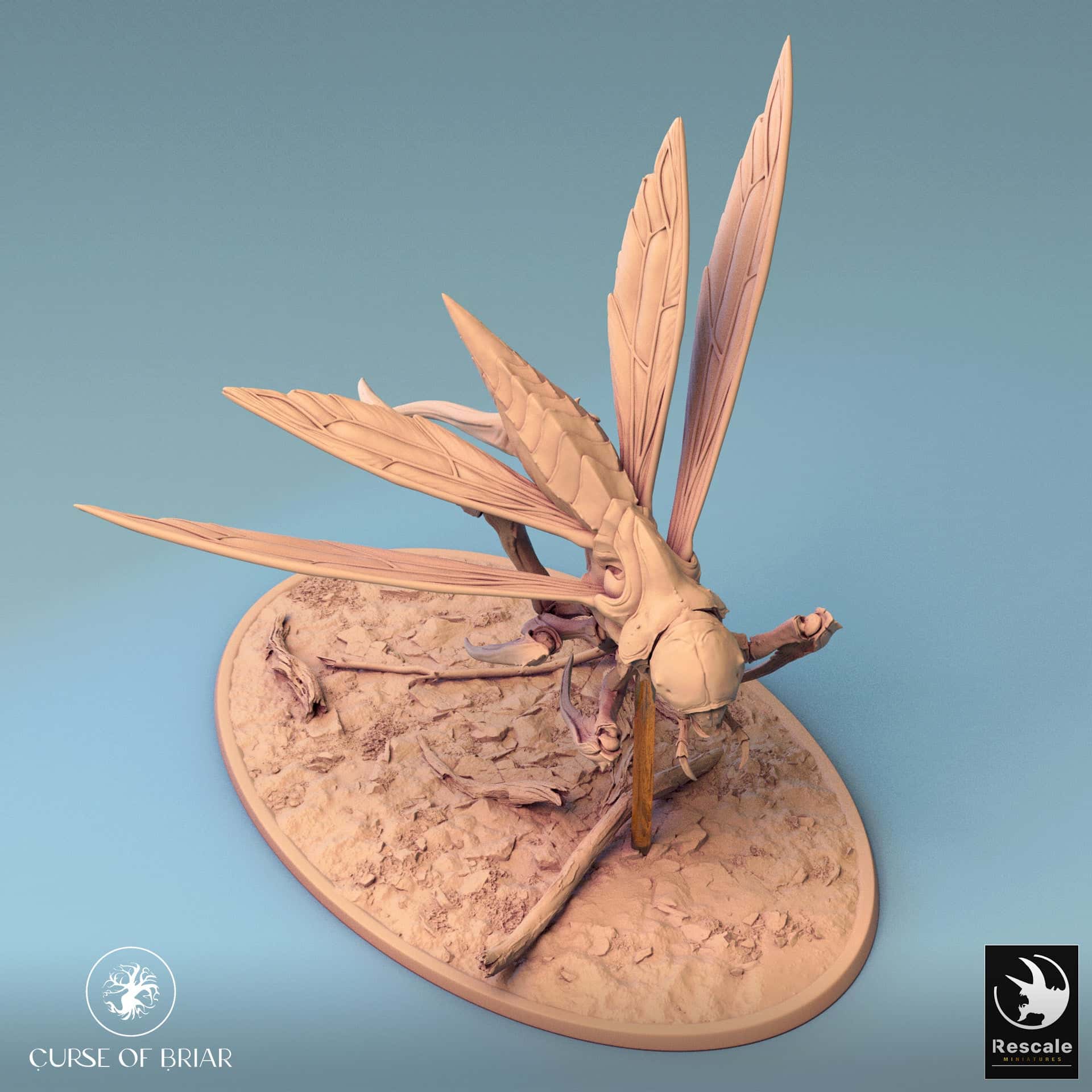 Tabletop RPG Miniature Fyrionis - 32mm Qumi - Rescale Miniatures V8 Turn B / Wild Quality Miniatures - Qumi Wargaming Mini Model Figure