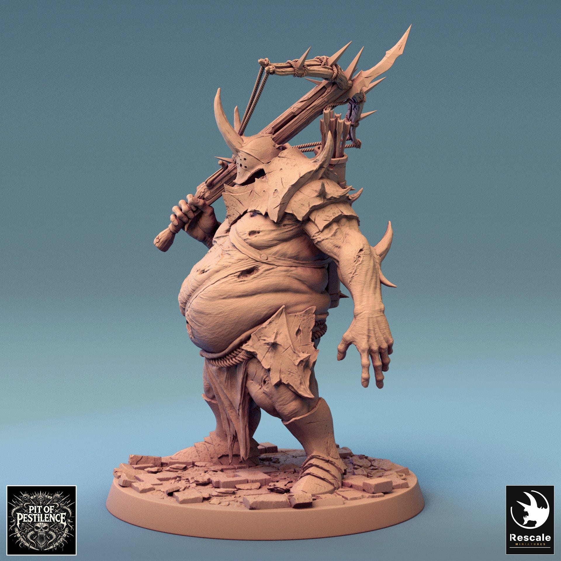 Tabletop RPG Miniature Executioner - 32mm Qumi - Rescale Miniatures V9 crossbow C Quality Miniatures - Qumi Wargaming Mini Model Figure