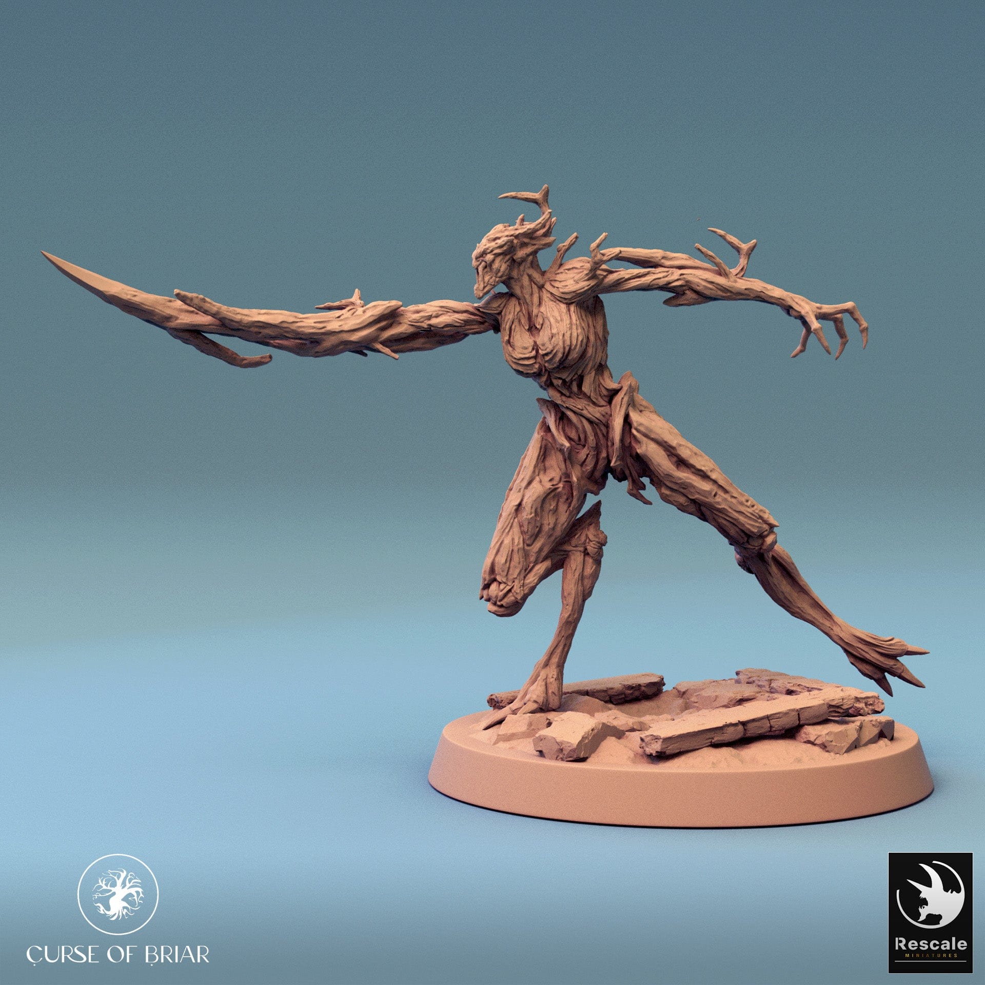 Tabletop RPG Miniature Woodfey - 32mm Qumi - Rescale Miniatures V9 Point Quality Miniatures - Qumi Wargaming Mini Model Figure