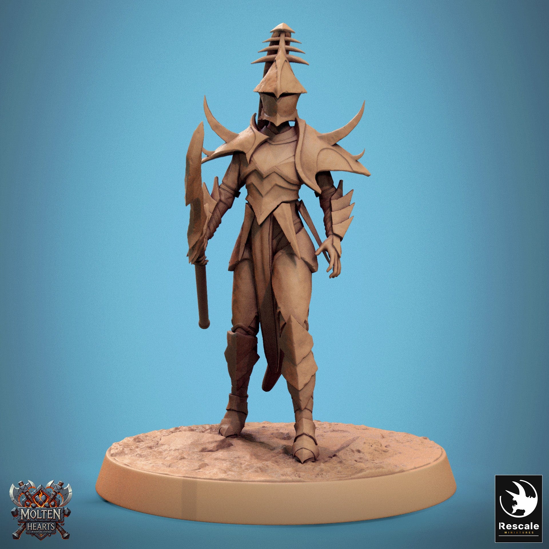 Tabletop RPG Miniature Velatrix - 32mm Qumi Rescale Miniatures Vicious Look Quality Miniatures - Qumi Wargaming Mini Model Figure