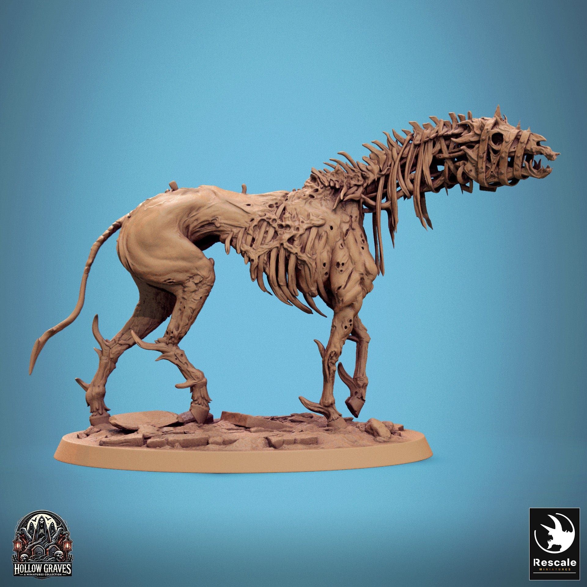 Tabletop RPG Miniature Wraithbound Cavalier 32mm Qumi Rescale Miniatures Walk / Wild Quality Miniatures - Qumi Wargaming Mini Model Figure