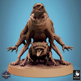 Creature Devilish Flea Tabletop Miniatures by Qumi, 3D printed resin tabletop miniature for RPGs, wargaming and painting