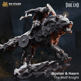Wolf Knight Creature Tabletop Miniature – Skjolnir & Haarn | Qumi - Bild 1 von 2