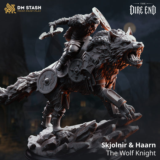 Wolfsritter-Kreaturen-Tabletop-Miniatur – Skjolnir & Haarn | Qumi - Bild 1 von 2