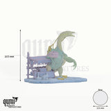 Dinotopi Tabletop-Miniatur - 103 mm hoch, 76 mm Base, 21 Körperteile + 3 Base - Rescale Miniatures 3D-Druck von Qumi