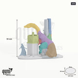 Solo tabletop miniature (wild) - 98 mm tall, 135x84 mm base, 11+7 part assembly - Rescale Miniatures 3D print by Qumi