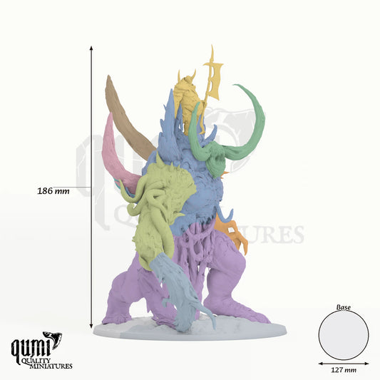 Ulcerated Colossus Tabletop-Miniatur - 186 mm hoch, 127x65 mm Base - Rescale Miniatures 3D-Druck von Qumi