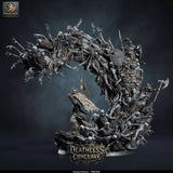 Graveyard Revenant Horde – Undead Horde with Lord: undead horde tabletop miniature, designer preview from Rescale Miniatures's 'Oktober 2026' release, 3D-printed in resin by Qumi (view 5)