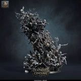 Graveyard Revenant Horde – Undead Horde with Lord: undead horde tabletop miniature, designer preview from Rescale Miniatures's 'Oktober 2026' release, 3D-printed in resin by Qumi (view 6)