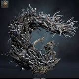 Graveyard Revenant Horde – Undead Horde with Lord: undead horde tabletop miniature, designer preview from Rescale Miniatures's 'Oktober 2026' release, 3D-printed in resin by Qumi (view 8)