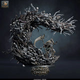 Graveyard Revenant Horde – Undead Horde with Lord: undead horde tabletop miniature, designer preview from Rescale Miniatures's 'Oktober 2026' release, 3D-printed in resin by Qumi