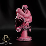 Venomscale Reaver – Serpentfolk Warrior: serpentfolk warrior tabletop miniature, designer preview from Parasite Collectibles's 'August 2026' release, 3D-printed in resin by Qumi