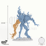 Violet Fungus Titan tabletop miniature - 121 mm tall, 73 mm base, 2+1 part assembly - Rescale Miniatures 3D print by Qumi