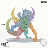 Humanoid Vorathe tabletop miniature (V1 guard) - 122 mm tall, 127 mm base - Rescale Miniatures 3D print by Qumi
