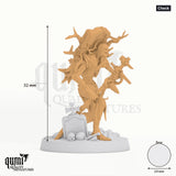 Zombies tabletop miniature (Check) - 32 mm tall, 24 mm base, 1+1 part assembly - Rescale Miniatures 3D print by Qumi