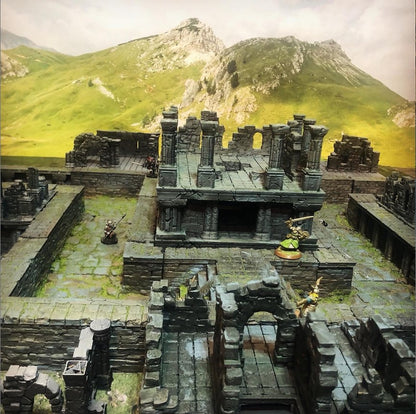 Lost City Center Temple - Resin Print - Tabletop RPG Terrain - GameScape3D - Qumi - Quality Miniatures - Qumi