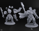 Human Commander Tabletop Miniature - "Ruler" by Qumi, 3D printed resin tabletop miniature for RPGs, wargaming and painting